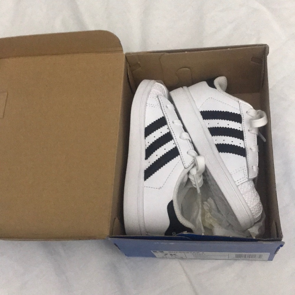 Toddler Adidas Originals Superstar 1 —Size 7K
